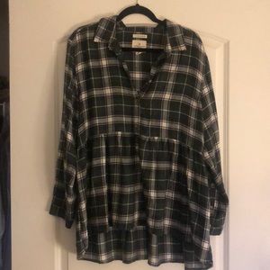American Eagle Babydoll Flannel